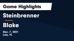 Steinbrenner  vs Blake Game Highlights - Dec. 7, 2021