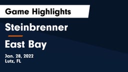 Steinbrenner  vs East Bay Game Highlights - Jan. 28, 2022