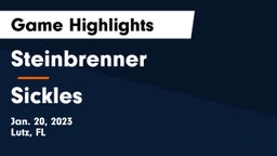 Steinbrenner  vs Sickles  Game Highlights - Jan. 20, 2023