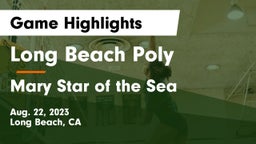 Long Beach Poly  vs Mary Star of the Sea  Game Highlights - Aug. 22, 2023