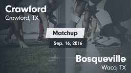 Matchup: Crawford  vs. Bosqueville  2016