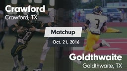 Matchup: Crawford  vs. Goldthwaite  2016
