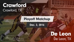 Matchup: Crawford  vs. De Leon  2016