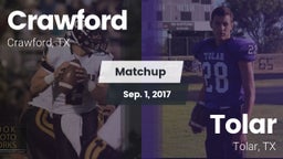 Matchup: Crawford  vs. Tolar  2017
