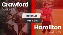 Matchup: Crawford  vs. Hamilton  2017