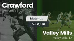 Matchup: Crawford  vs. Valley Mills  2017