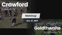 Matchup: Crawford  vs. Goldthwaite  2017