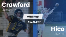 Matchup: Crawford  vs. Hico  2017