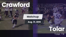 Matchup: Crawford  vs. Tolar  2018