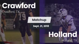 Matchup: Crawford  vs. Holland  2018
