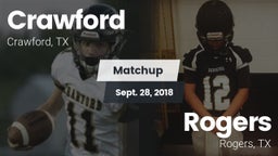 Matchup: Crawford  vs. Rogers  2018