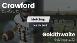 Matchup: Crawford  vs. Goldthwaite  2018