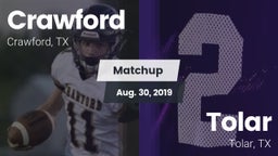 Matchup: Crawford  vs. Tolar  2019