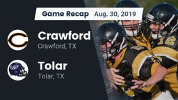 Recap: Crawford  vs. Tolar  2019