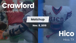 Matchup: Crawford  vs. Hico  2019