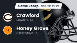 Recap: Crawford  vs. Honey Grove  2019