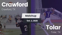 Matchup: Crawford  vs. Tolar  2020