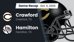 Recap: Crawford  vs. Hamilton  2020