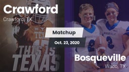 Matchup: Crawford  vs. Bosqueville  2020