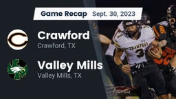 Recap: Crawford  vs. Valley Mills  2023