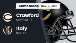 Recap: Crawford  vs. Italy  2023