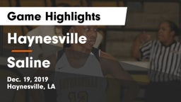 Haynesville  vs Saline   Game Highlights - Dec. 19, 2019
