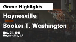 Haynesville  vs Booker T. Washington Game Highlights - Nov. 25, 2020