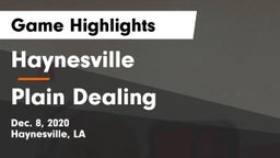 Haynesville  vs Plain Dealing  Game Highlights - Dec. 8, 2020