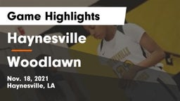 Haynesville  vs Woodlawn  Game Highlights - Nov. 18, 2021