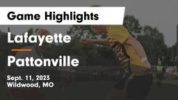 Lafayette  vs Pattonville  Game Highlights - Sept. 11, 2023