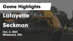 Lafayette  vs Seckman  Game Highlights - Oct. 3, 2023