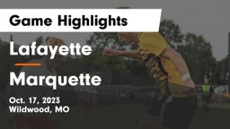 Lafayette  vs Marquette  Game Highlights - Oct. 17, 2023