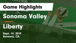 Sonoma Valley  vs Liberty  Game Highlights - Sept. 14, 2019
