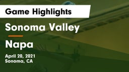 Sonoma Valley  vs Napa Game Highlights - April 20, 2021