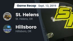 Recap: St. Helens  vs. Hillsboro  2019