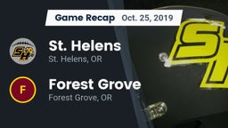 Recap: St. Helens  vs. Forest Grove  2019