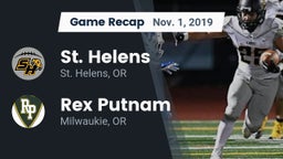 Recap: St. Helens  vs. Rex Putnam  2019