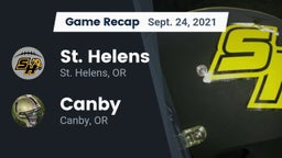 Recap: St. Helens  vs. Canby  2021