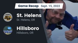 Recap: St. Helens  vs. Hillsboro  2022