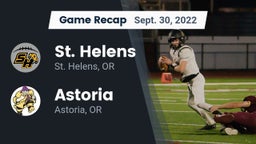 Recap: St. Helens  vs. Astoria  2022
