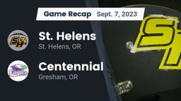 Recap: St. Helens  vs. Centennial  2023