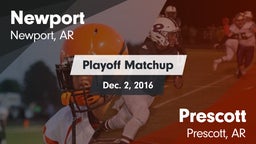 Matchup: Newport  vs. Prescott  2016