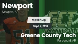 Matchup: Newport  vs. Greene County Tech  2018