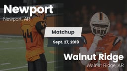 Matchup: Newport  vs. Walnut Ridge  2019