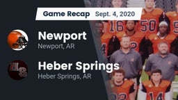 Recap: Newport  vs. Heber Springs  2020