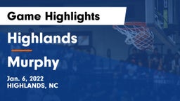Highlands  vs Murphy  Game Highlights - Jan. 6, 2022