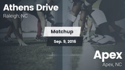 Matchup: Athens Drive High vs. Apex  2016