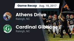 Recap: Athens Drive  vs. Cardinal Gibbons  2017