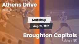 Matchup: Athens Drive High vs. Broughton Capitals 2017