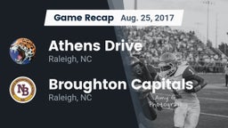 Recap: Athens Drive  vs. Broughton Capitals 2017